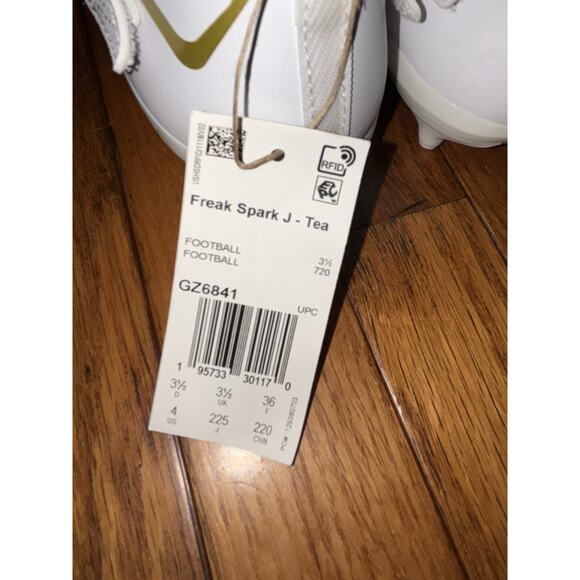 Adidas Size 4 Youth Spark Football Cleats Soccer Cleats New - Picture 9 of 13